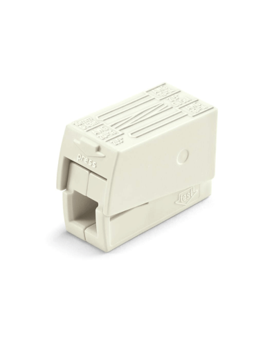 borne pour luminaire WAGO conducteurs 2 souples /2 rigides(boite de 100)prix net