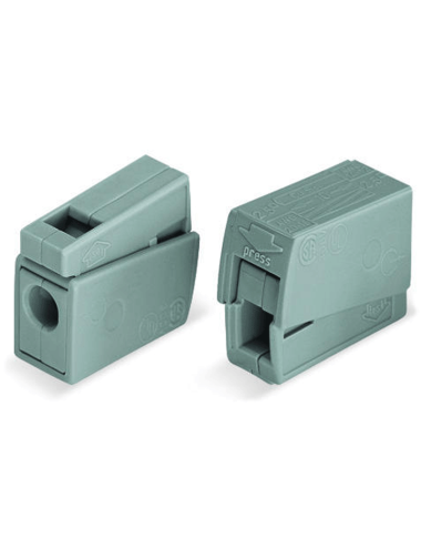 borne pour luminaire WAGO conducteurs 1 souple/ 1 rigide (boite de 100) prix net