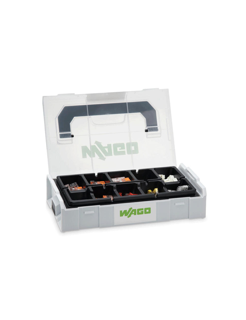 Mini mallette borne de raccordement WAGO ( coffret de 195 ) prix net