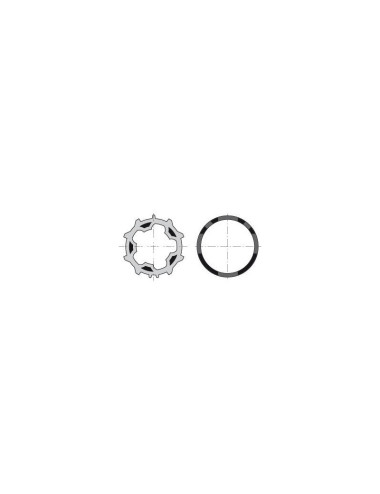 Jeu roue + couronne Somfy moteur Ø50 - Tube ZF54