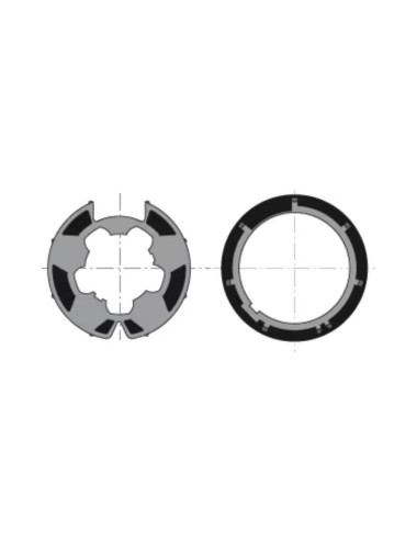 Jeu roue + couronne Somfy moteur Ø50 - Tube Deprat 62 F2000