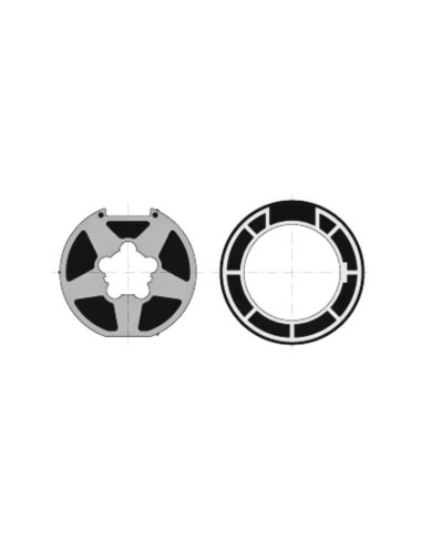 Jeu roue + couronne Somfy moteur Ø60 - Tube Deprat 89
