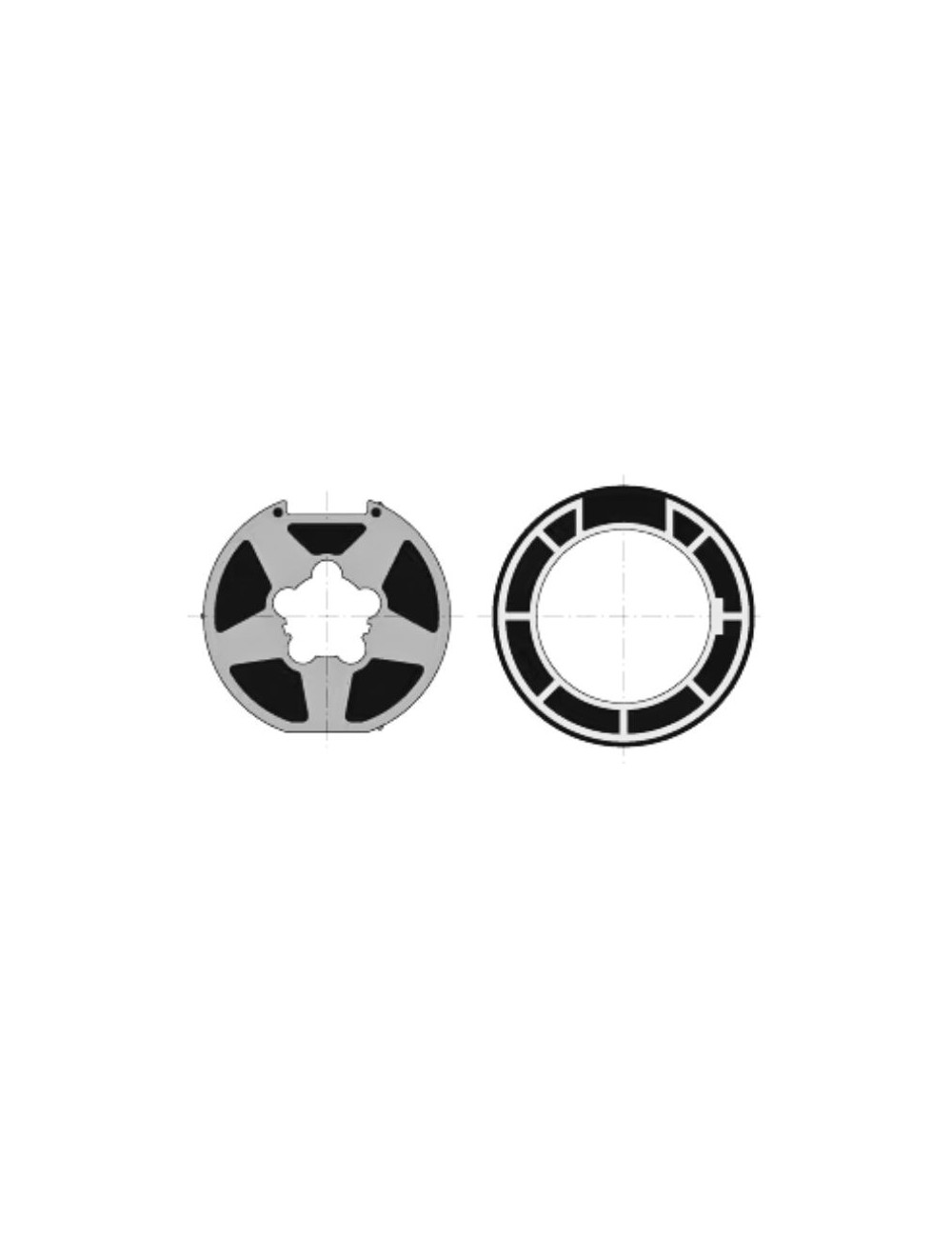 Jeu roue + couronne Somfy moteur Ø60 - Tube Deprat 89