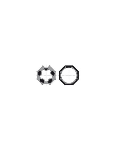 Jeu roue + couronne Somfy moteur Ø50 - Tube octo 60 Standard