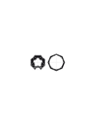 Jeu roue + couronne Somfy moteur Ø60 - Tube octo 70