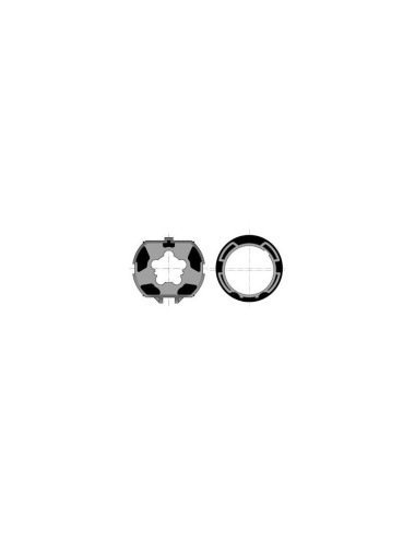 Jeu roue + couronne Somfy moteur Ø60 - Tube ZF80