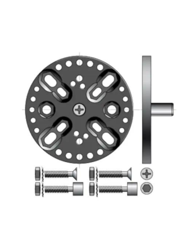 Support rond Somfy avec pion - LT50 / LT60 CSI