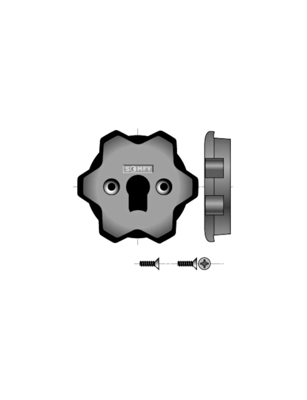 Support interface Somfy LS40 / LT50
