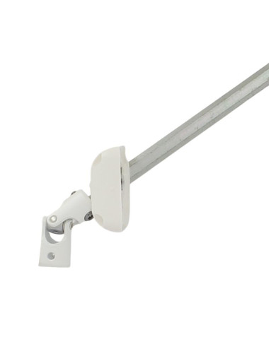 Bloc-guide genouillère - Hexagonal 10 - L 165 - Blanc RAL 9016