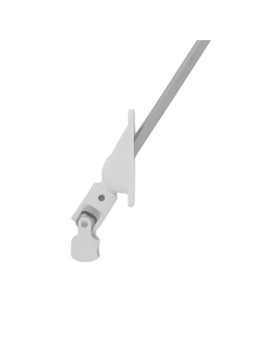 Bloc-guide genouillère 60° - Hexagonal 7 - L 315 - Blanc RAL 9016