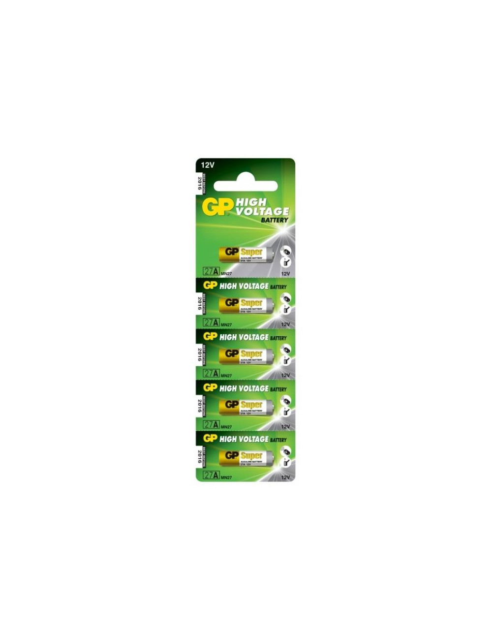 Pile 12V GP27A Super Alcaline, vendu a l'unité