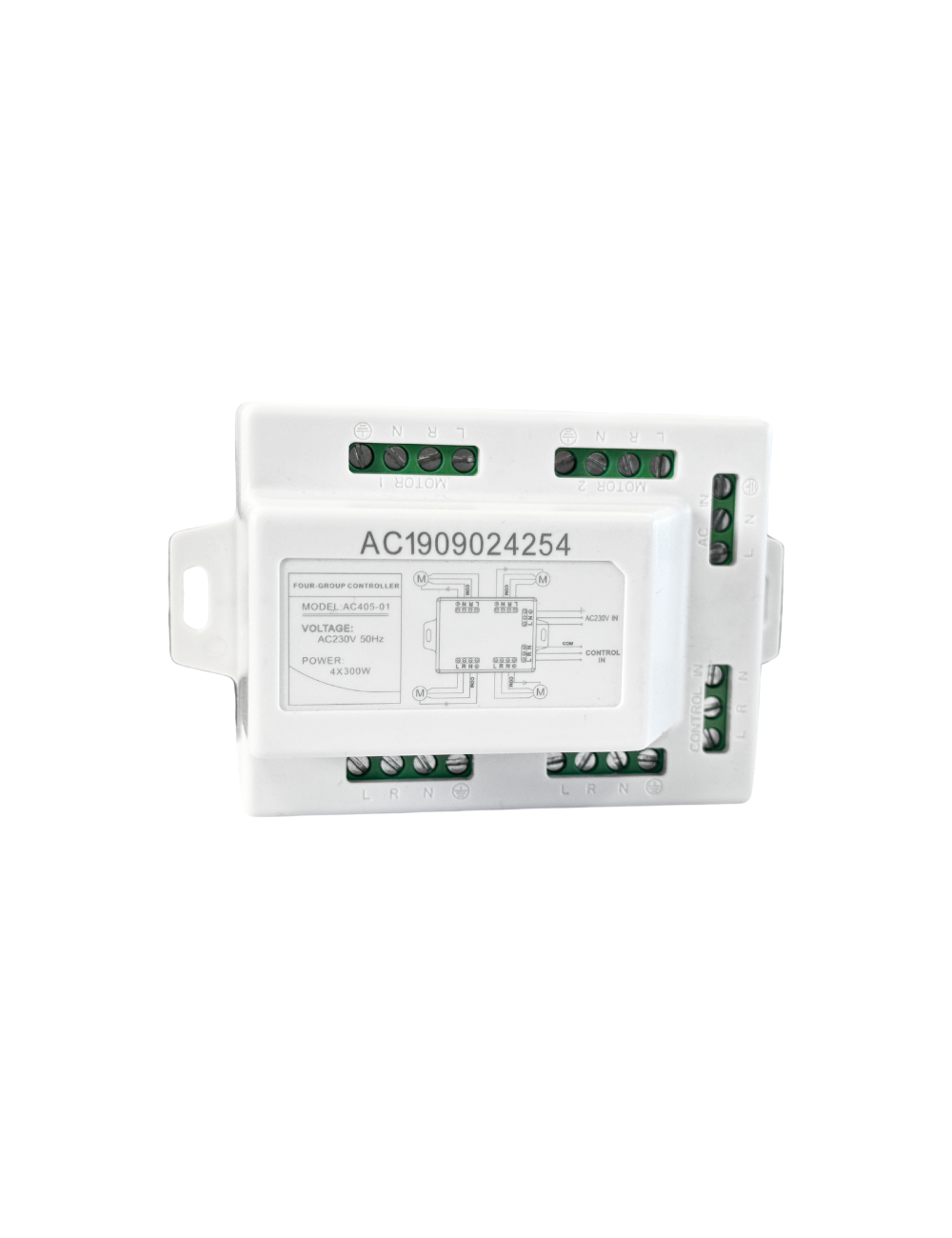 Centrale de commande A-OK AC405-01 - 4 moteurs filaires groupés