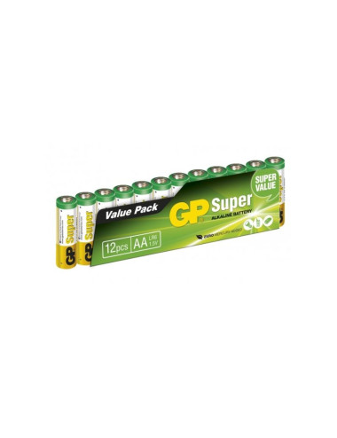 Film de 12 piles AA/LR6 Super Alcalines