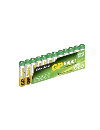 Film de 12 piles AAA/LR03 Super Alcalines