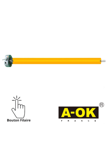 Moteur à secours A-OK Ø45 filaire 50/12 - FDC mécanique