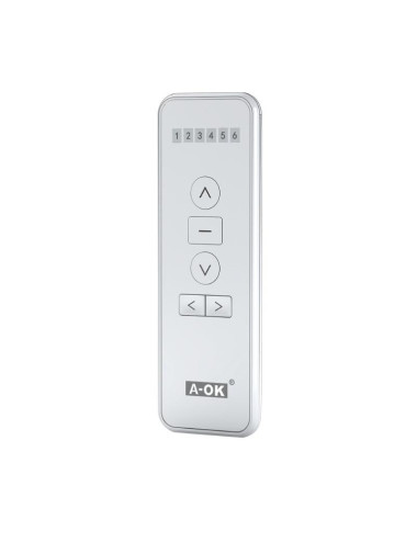 Télécommande A-OK AC123-06 - 6 canaux - blanc