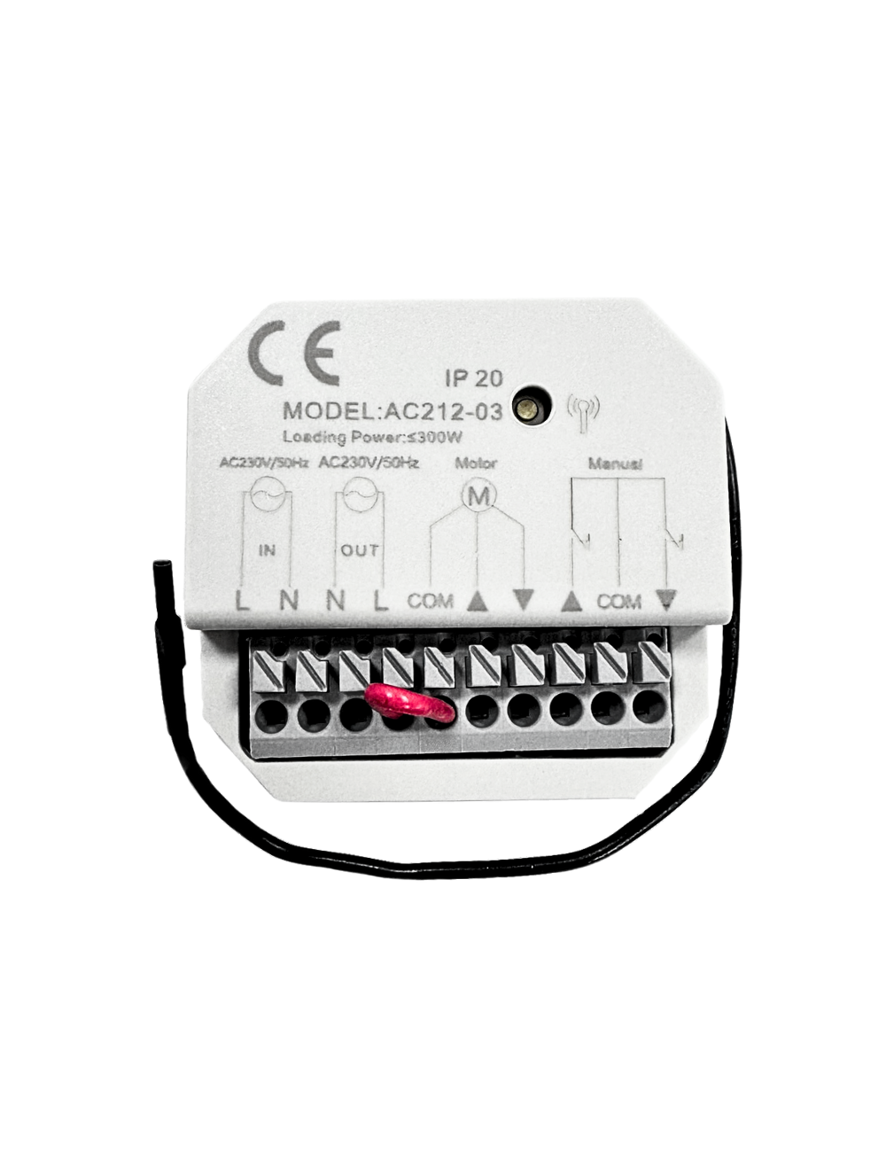 Récepteur radio rond A-OK AC212-01 - 230 V - 300 W