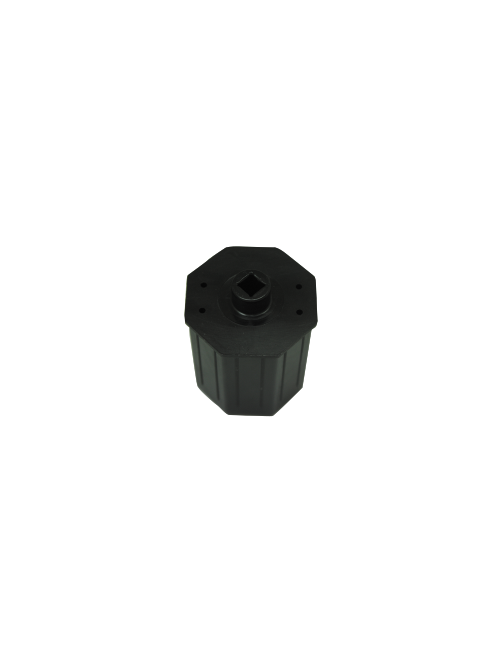 Embout octo 60 L 65 téton Ø18 - Carré 10