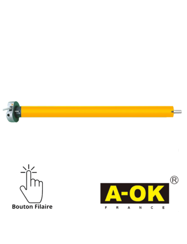 Moteur à secours A-OK Ø45 filaire 30/17 - FDC mécanique
