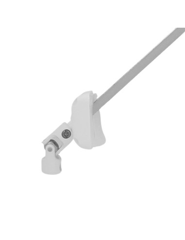 Bloc-guide genouillère - Carré 8 - L 315 - Blanc RAL 9016