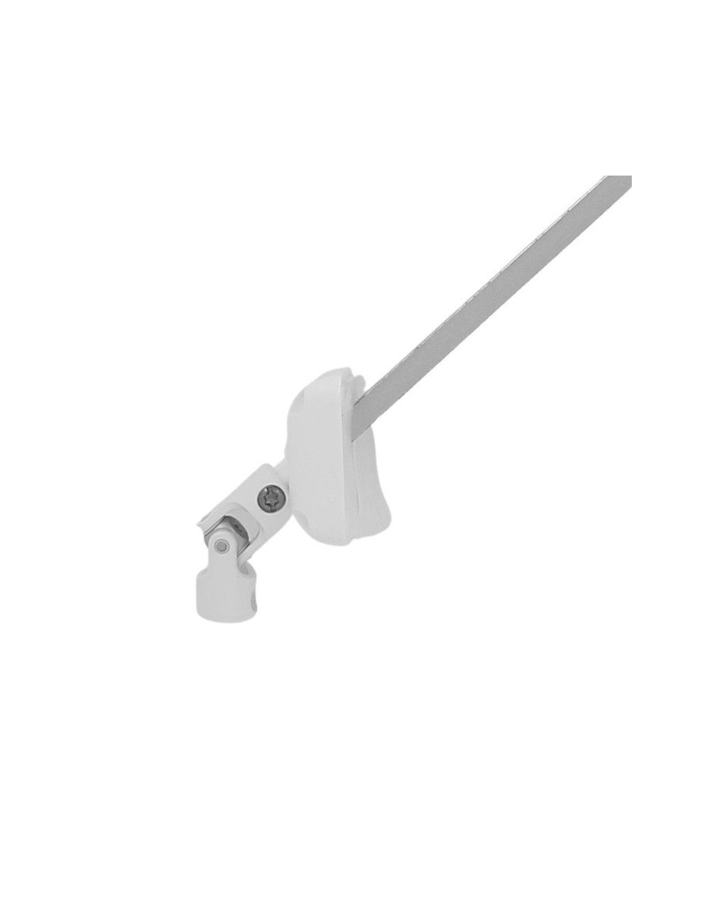 Bloc-guide genouillère - Carré 8 - L 315 - Blanc RAL 9016