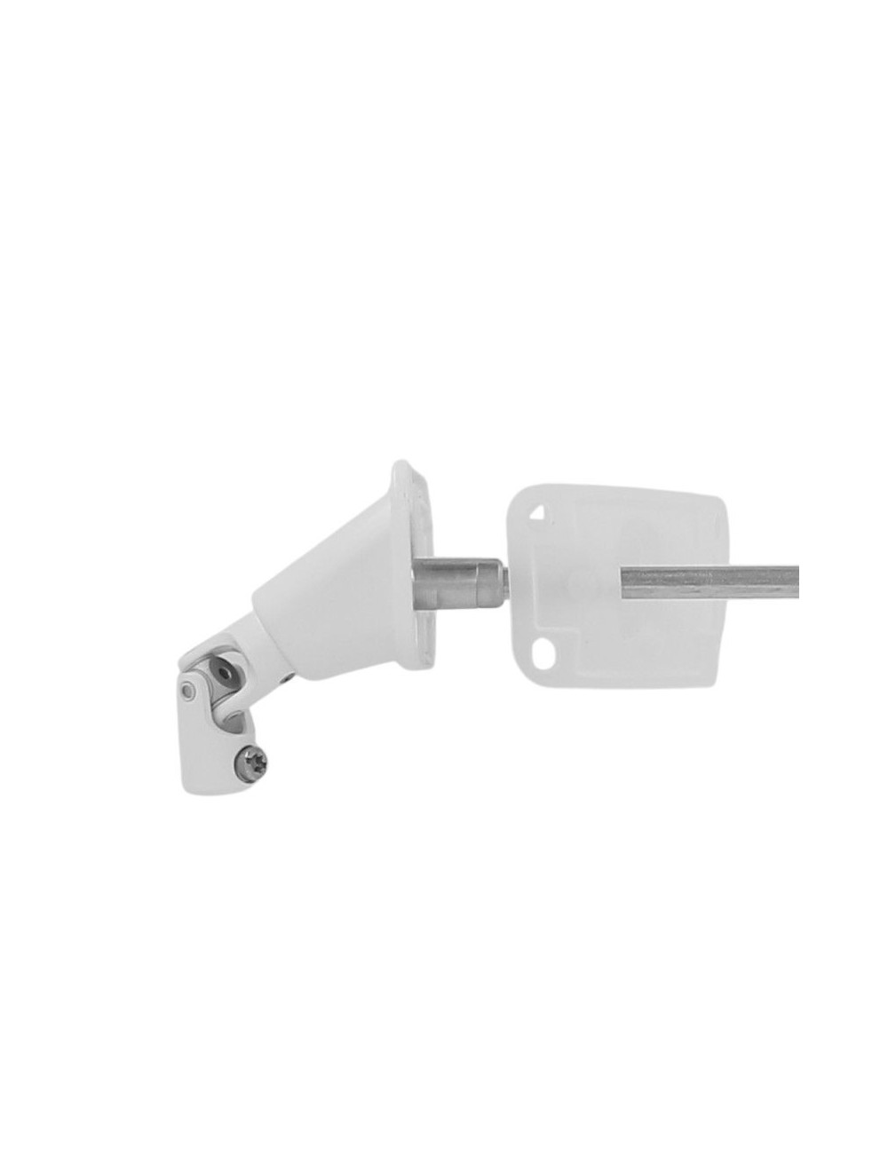 Double cardan embase large - Hexagonal 7 - L 355 - Blanc RAL 9016