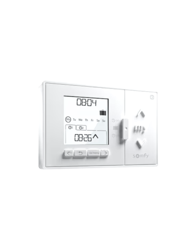 Horloge radio Somfy Chronis io - Programmation horaire
