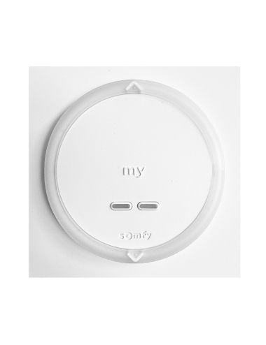 Commande murale Somfy Amy 2 modes io - Avec cadre