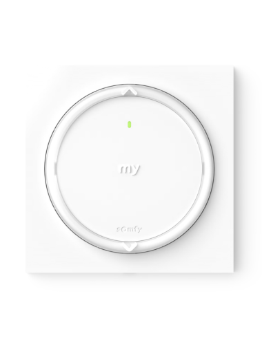 Commande murale Somfy Amy 1 mode io - Avec cadre