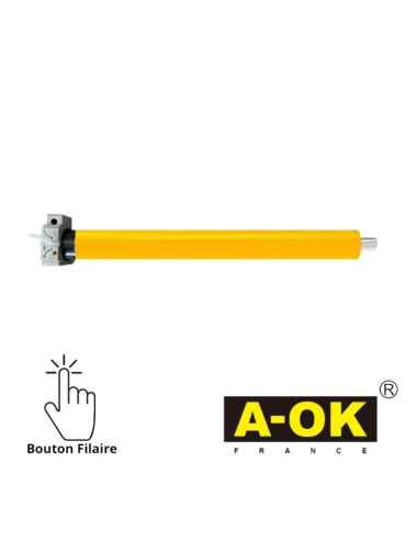 Moteur à secours A-OK Ø60 filaire 100/12 - FDC mécanique