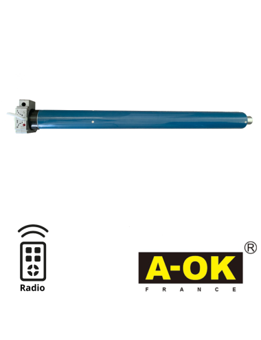 Moteur à secours A-OK Ø60 radio 100/12 - FDC mécanique