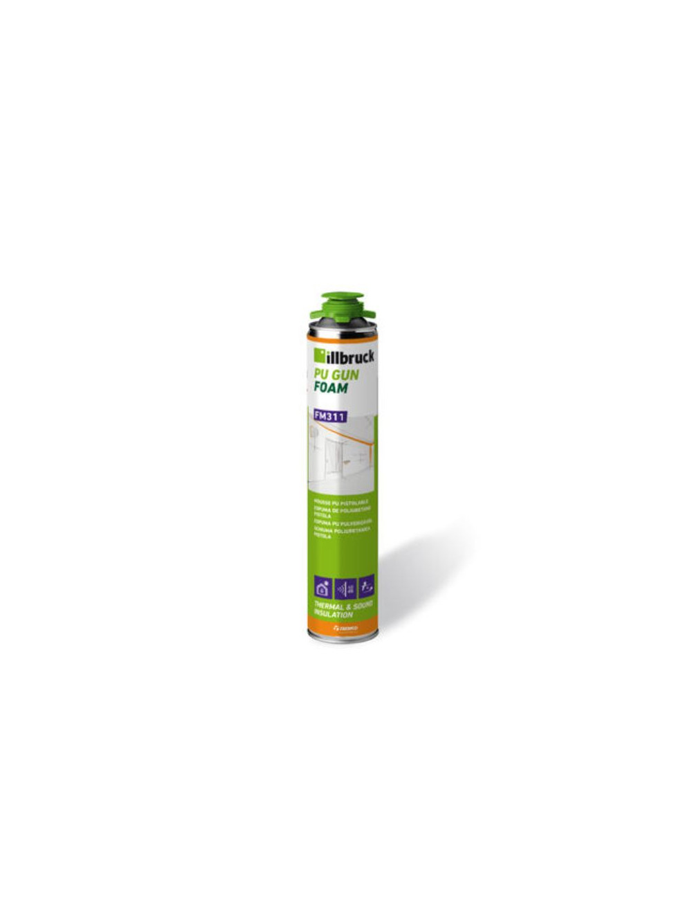 Mousse PU expansive pistolable illbruck FM311 - Aérosol 750ml