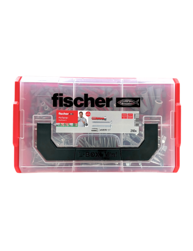 Fischer FixTainer DuoPower + vis - 105 chevilles tous matériaux avec vis