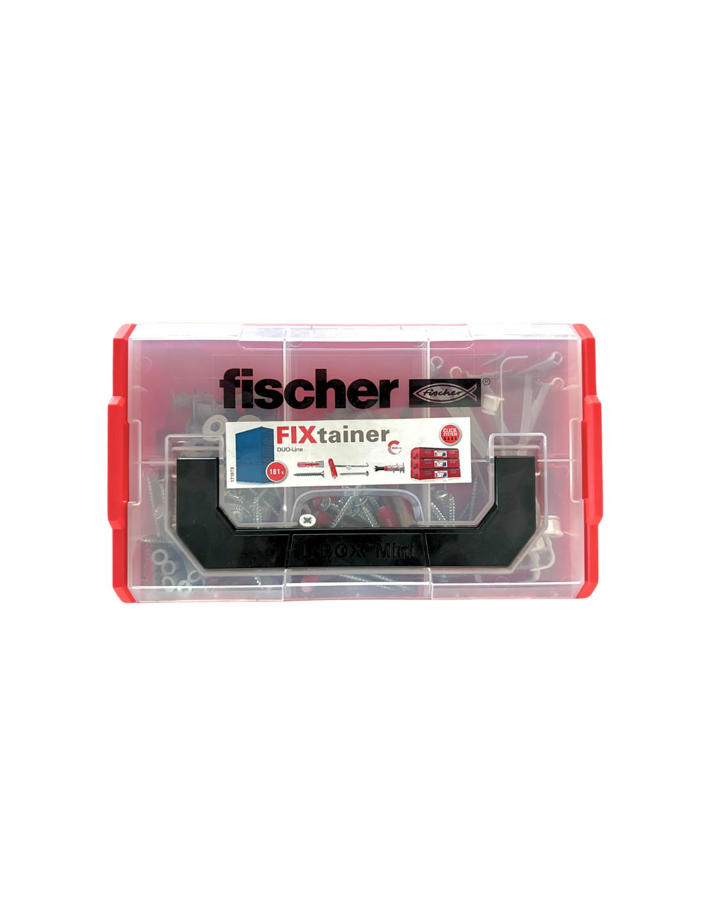 Fischer FixTainer DuoLine - Assortiment 181 pièces chevilles DuoPower, DuoTec, D