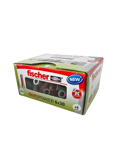 Fischer chevilles DuoPower 6x30 - Boîte de 100