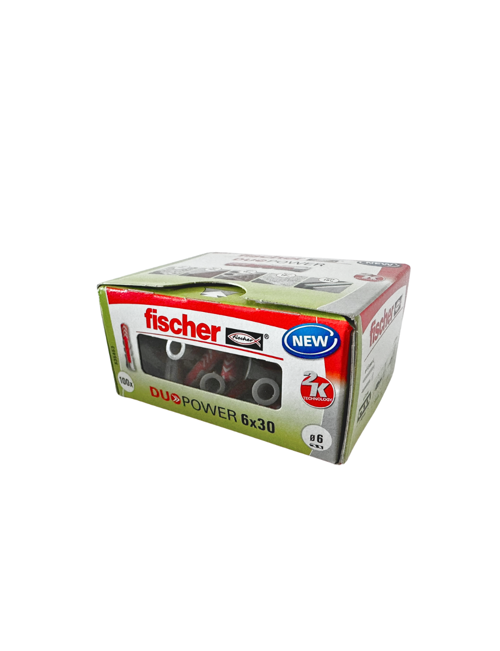 Fischer chevilles DuoPower 6x30 - Boîte de 100
