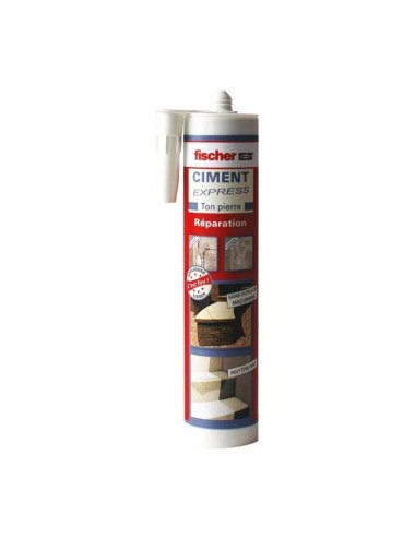 Fischer Ciment Express ton pierre - Cartouche 310 ml