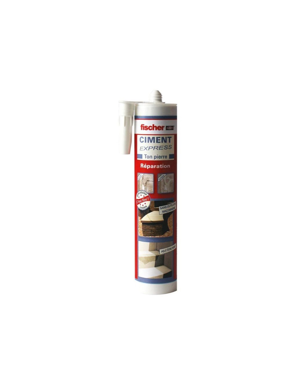 Fischer Ciment Express ton pierre - Cartouche 310 ml