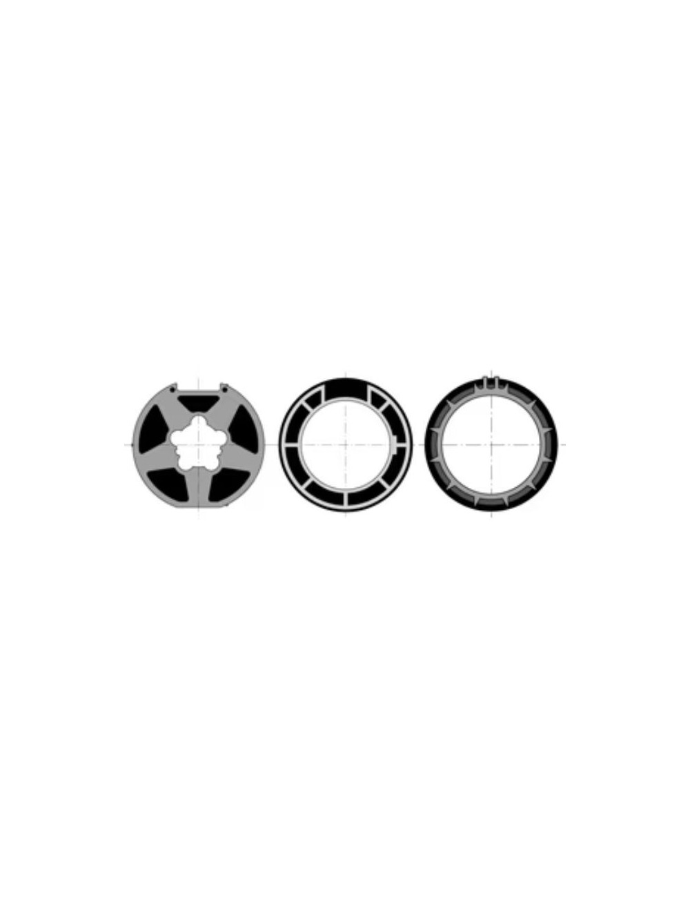 Jeu roue + couronne Somfy moteur Ø50 - Tube Deprat 89 F5039