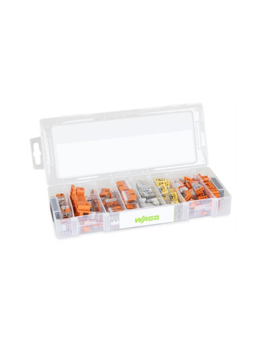 Mini mallette bornes de raccordement WAGO ( coffret de 122 ) prix net