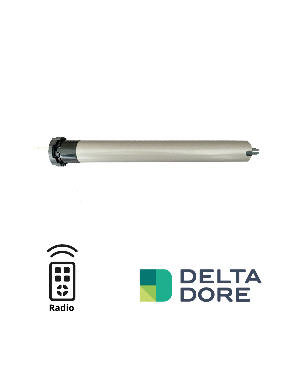 Moteur tubulaire radio TYMOOV D20RP2 TÊTE ROLLIA
