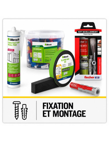 Fixation et montage