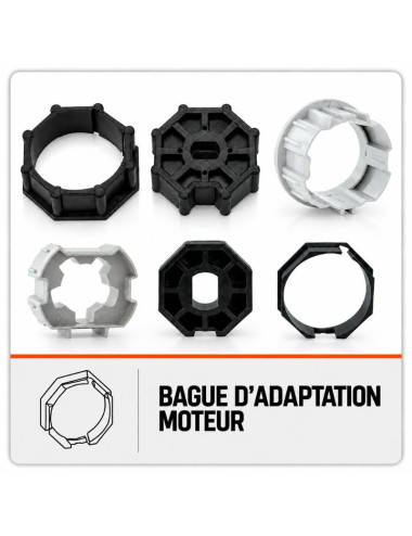 Bague d'adaptation moteur